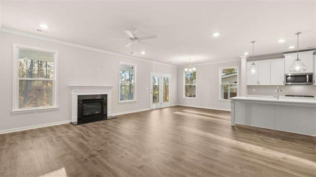 Spacious, unfurnished interior of a new home in Water Oak Estates, Lawrenceville (Image 34). Spacious, unfurnished interior of a new home in Water Oak Estates, Lawrenceville (Image 34).