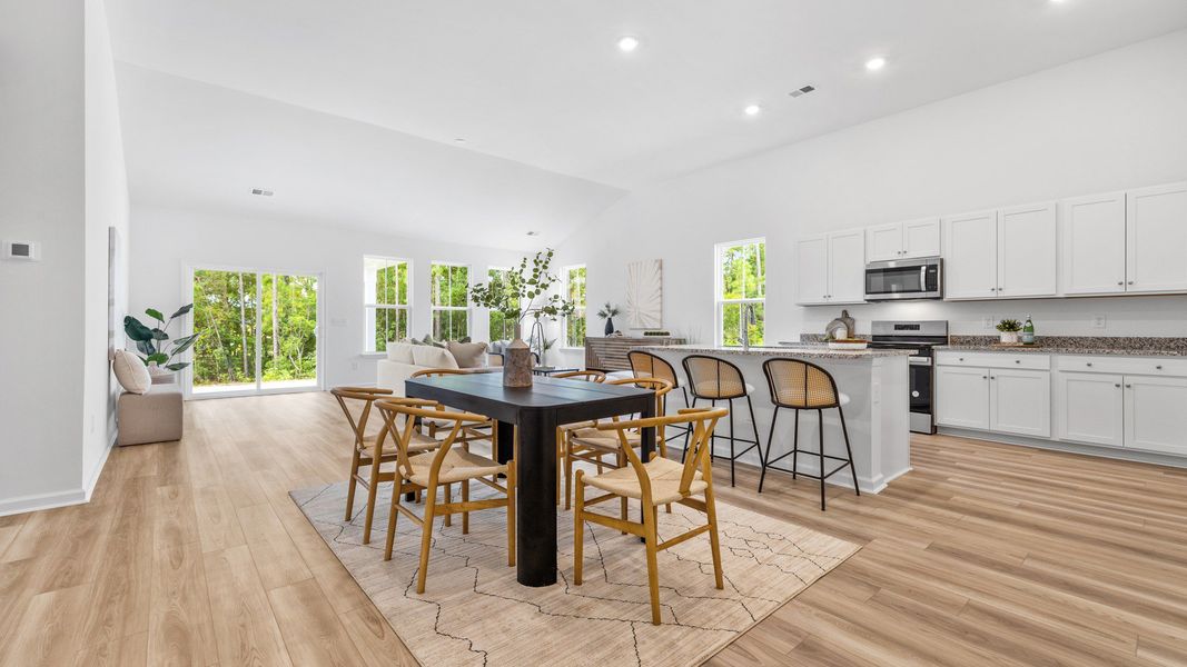 Representative furnished interior of a home built from the Chelsea by DRB Homes in Bluffs at Sun Colony, Longs (Image 7).