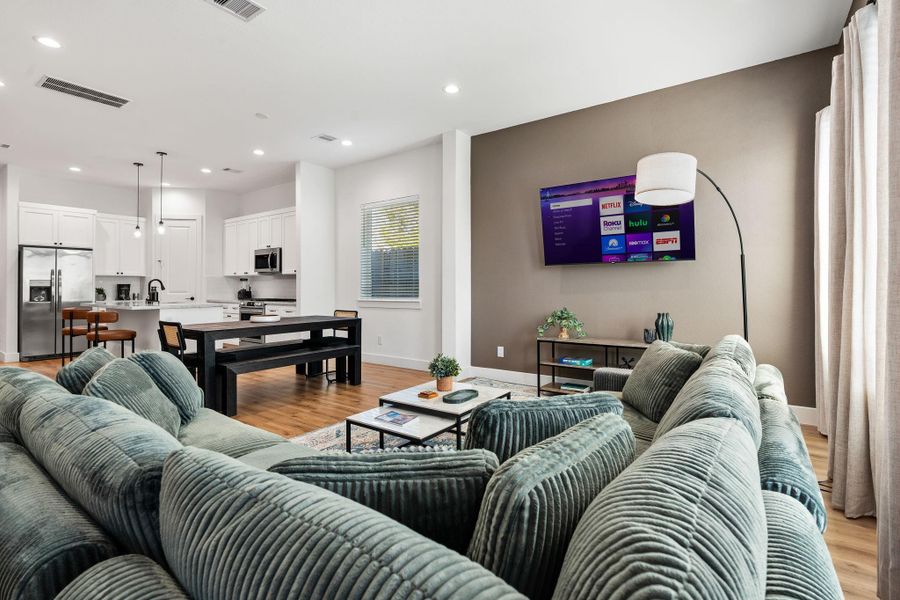 Furnished interior view inside a new home in , Houston (Image 5). Furnished interior view inside a new home in , Houston (Image 5).