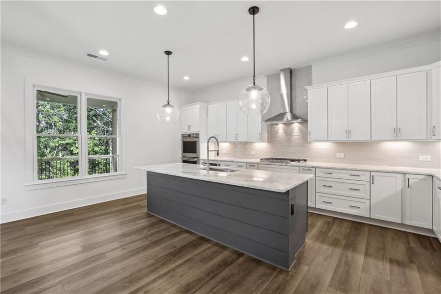 Furnished interior view inside a new home in , Dawsonville (Image 36).