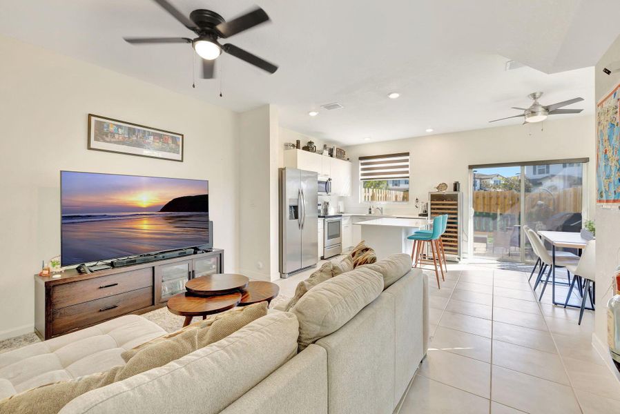 Furnished interior view inside a new home in , Miami (Image 26).