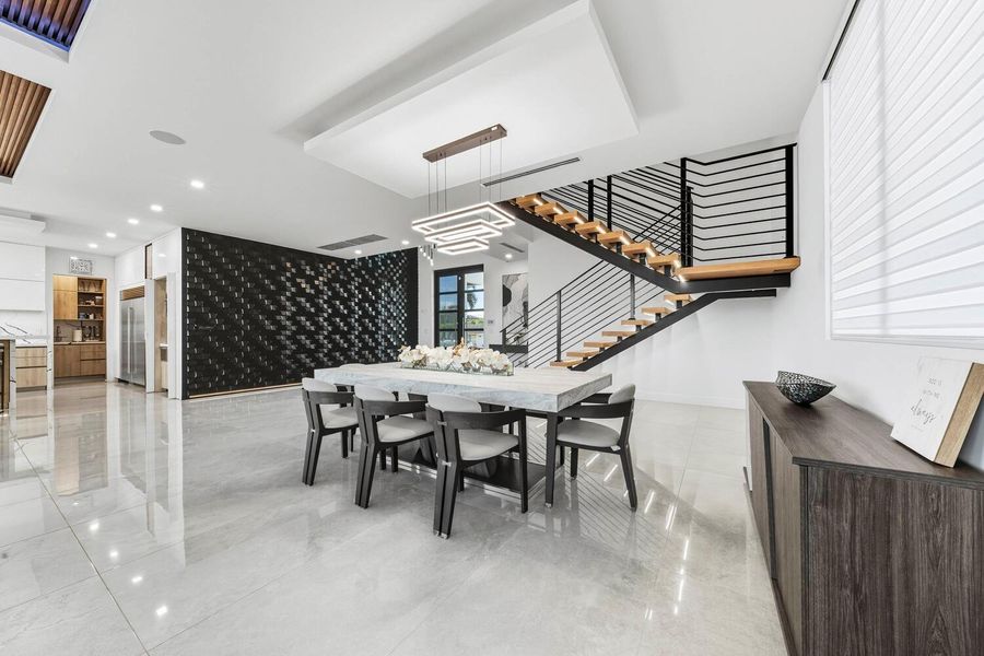 Furnished interior view inside a new home in , Lighthouse Point (Image 43).