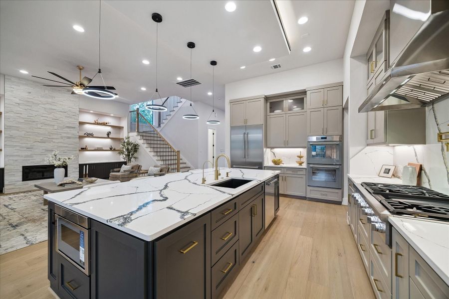 Furnished interior view inside a new home in , Bellaire (Image 5).