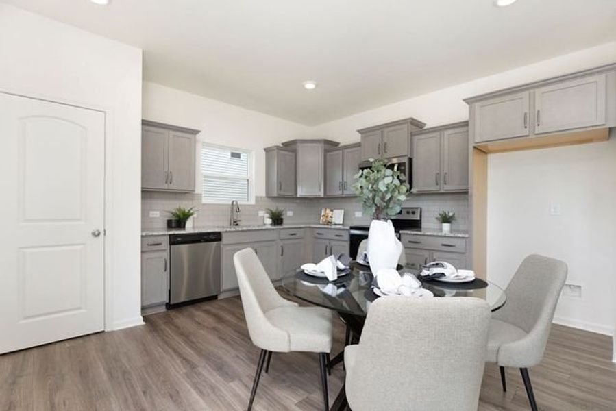 Representative furnished interior of a home built from the Ryker by True Homes in Edgewater - The Groves, Lancaster (Image 3).