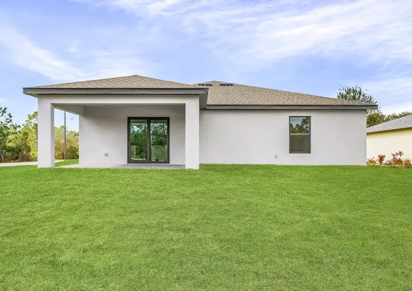 Enjoy the sunset on your new back porch