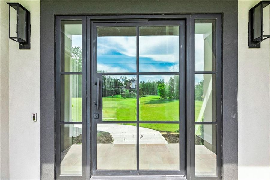 Exterior details and patio area of a home in , Newnan (Image 37).