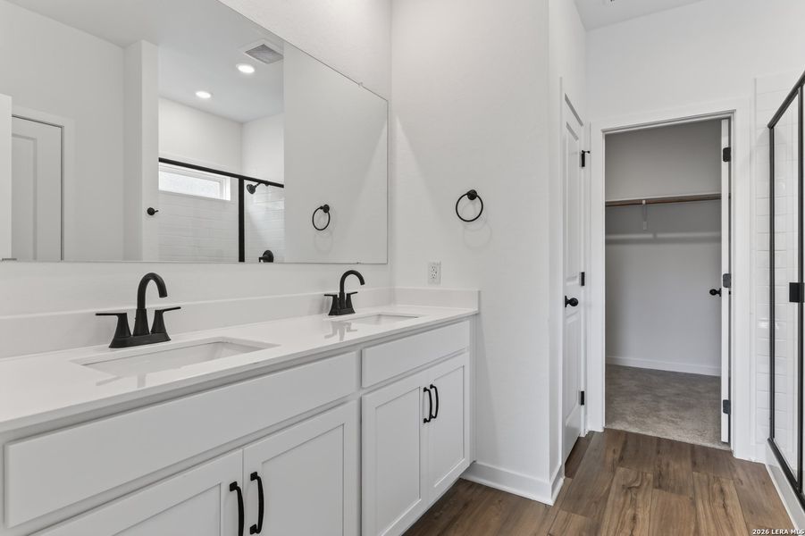 Furnished interior view inside a new home in The Wilder, Adkins (Image 10).