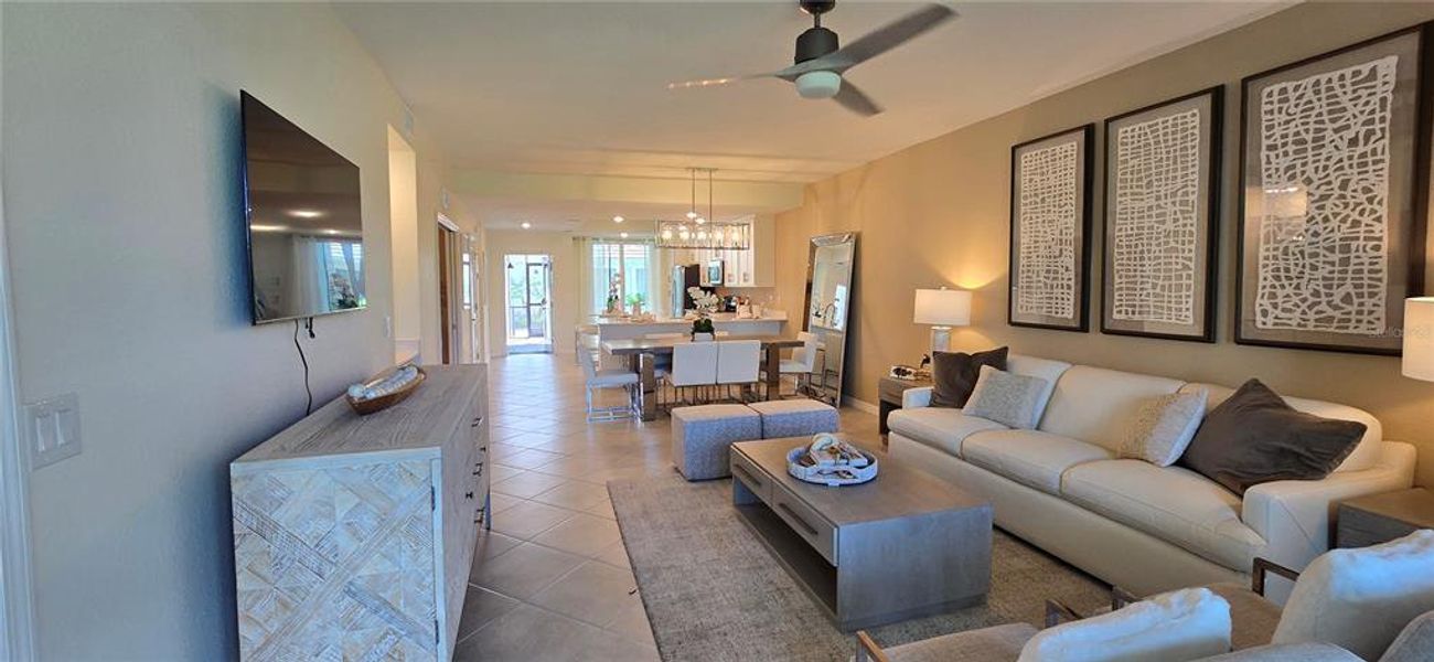 Furnished interior view inside a new home in , Venice (Image 6). Furnished interior view inside a new home in , Venice (Image 6).