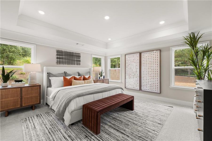 Furnished interior view inside a new home in Wellington Estates, Madison (Image 23).