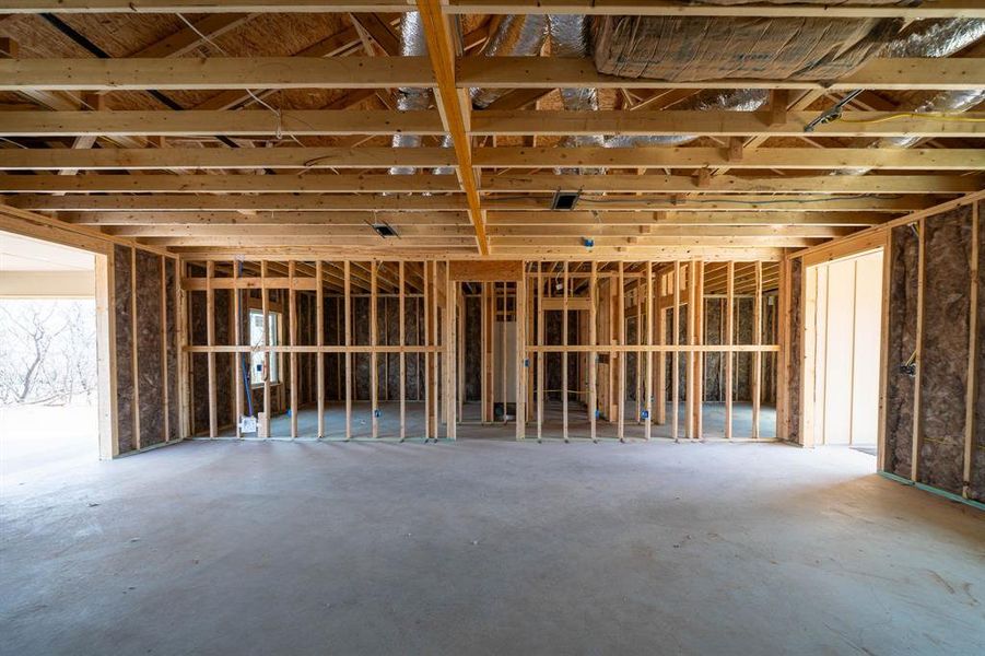In-progress construction of a new home in , Stamford, TX (Image 4).