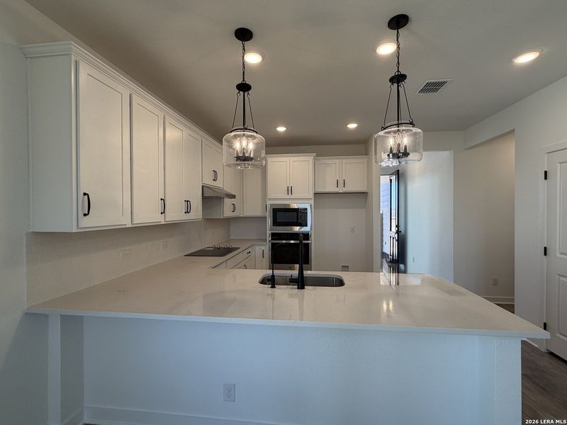Furnished interior view inside a new home in The Wilder, Adkins (Image 8).