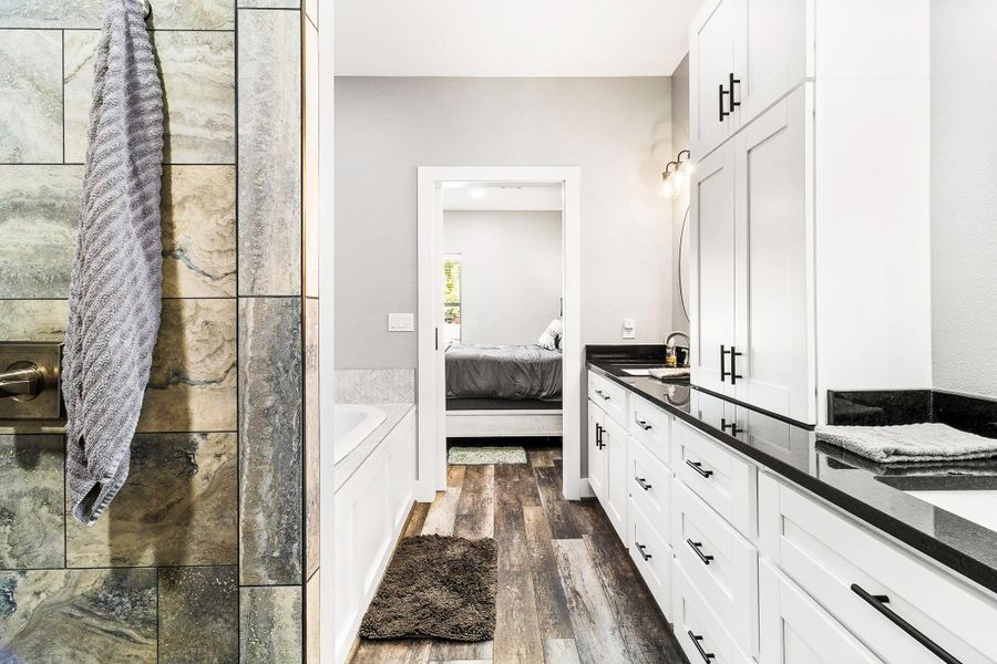 Furnished interior view inside a new home in , Normangee (Image 7).