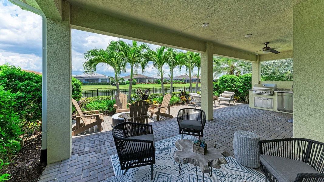 Representative exterior details of a home built from the Summerland by Kolter Homes in Cresswind Lakewood Ranch, Lakewood Ranch (Image 25).