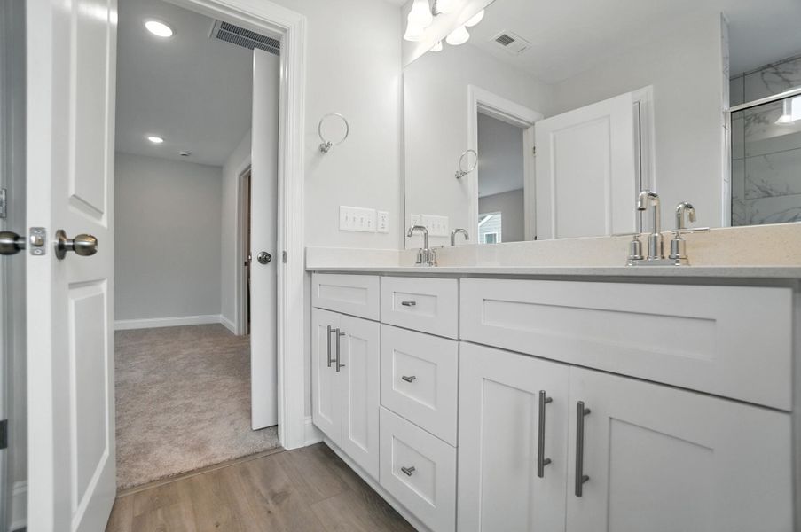 Furnished interior view inside a new home in Harrisburg Village Townhomes, Harrisburg (Image 14). Furnished interior view inside a new home in Harrisburg Village Townhomes, Harrisburg (Image 14).