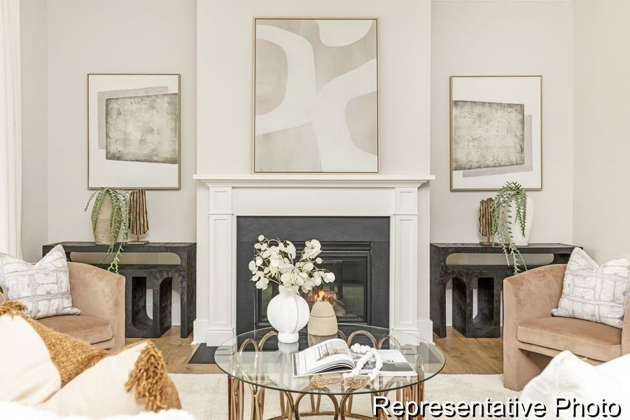 Furnished interior view inside a new home in Edgewater - Harbor Pointe, Lancaster (Image 19).