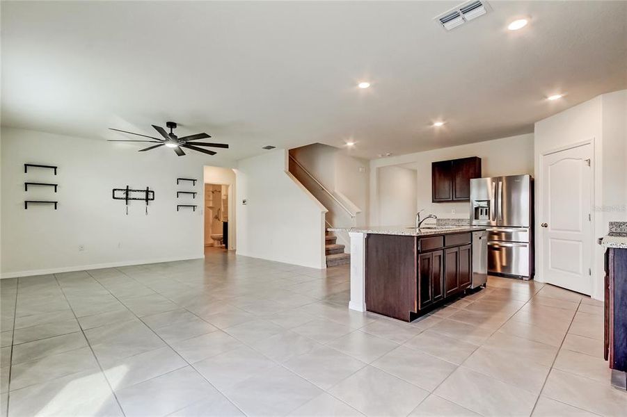 Furnished interior view inside a new home in Lakes at Laurel Highlands, Lakeland (Image 8).
