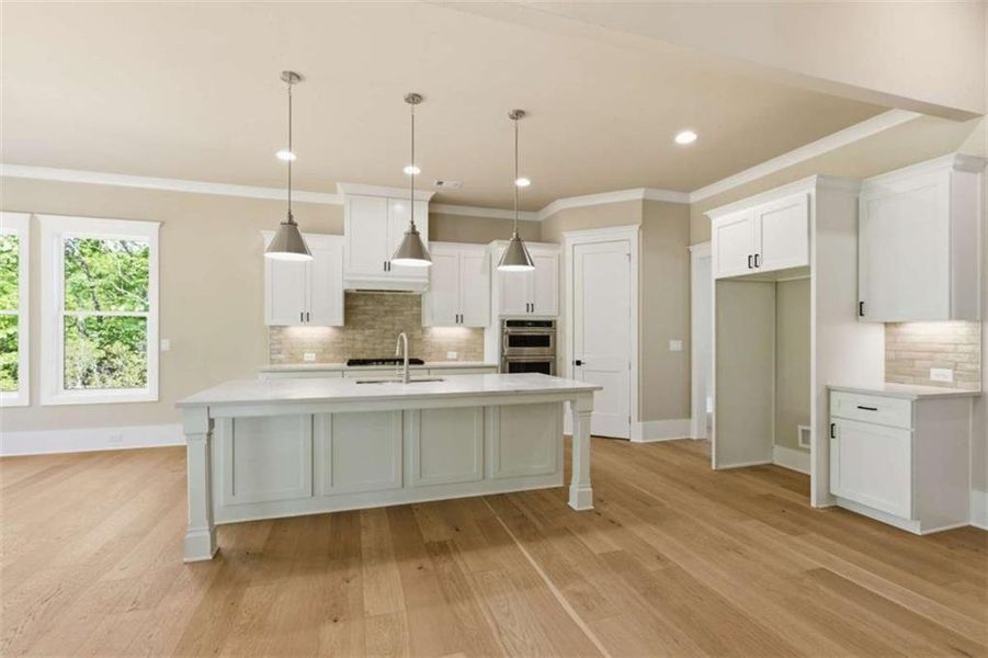 Furnished interior view inside a new home in , Clarkesville (Image 13).