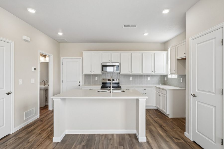 Furnished interior view inside a new home in Pintail Commons at Johnstown Village, Johnstown (Image 3).