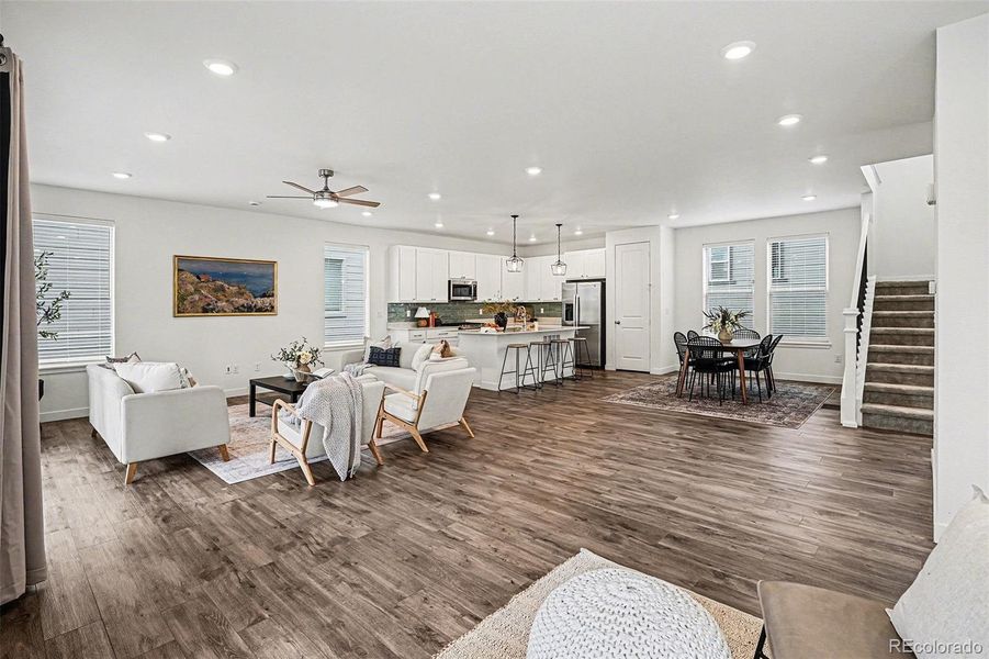 Furnished interior view inside a new home in Red Rocks Ranch, Morrison (Image 35).