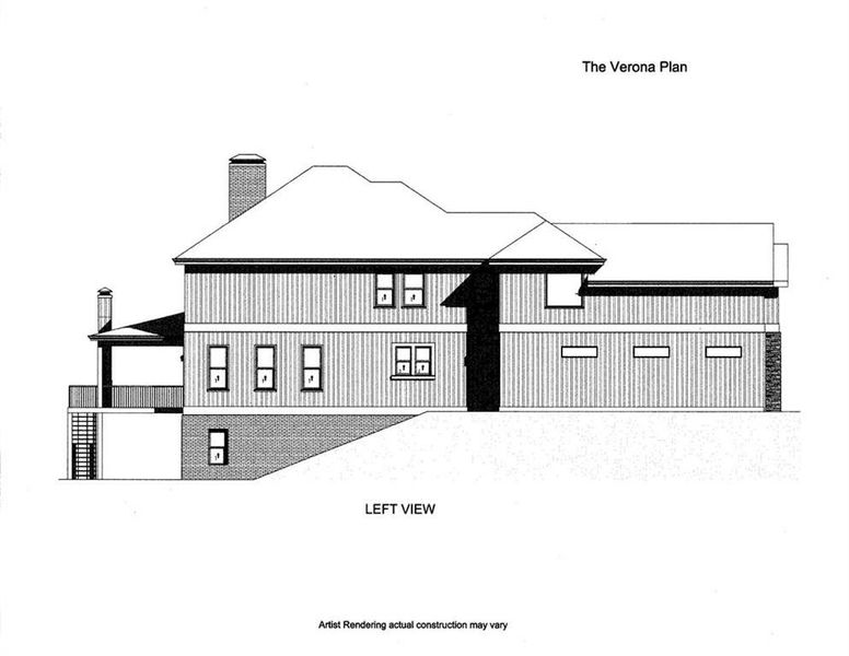 Exterior rendering of this home design in , Powder Springs, GA (Image 2). Exterior rendering of this home design in , Powder Springs, GA (Image 2).