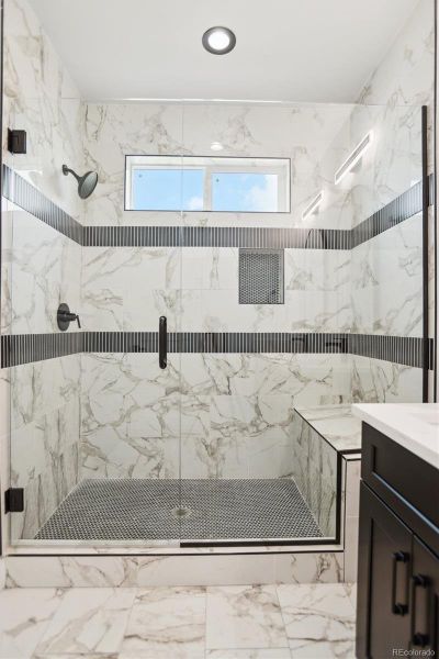 Furnished interior view inside a new home in , Denver (Image 15).