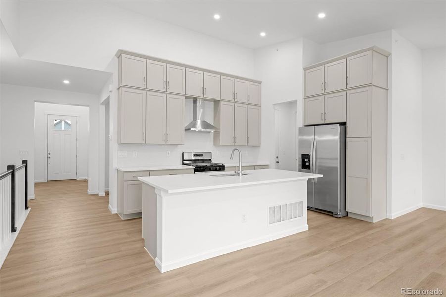 Furnished interior view inside a new home in Deer Creek, Littleton (Image 6).