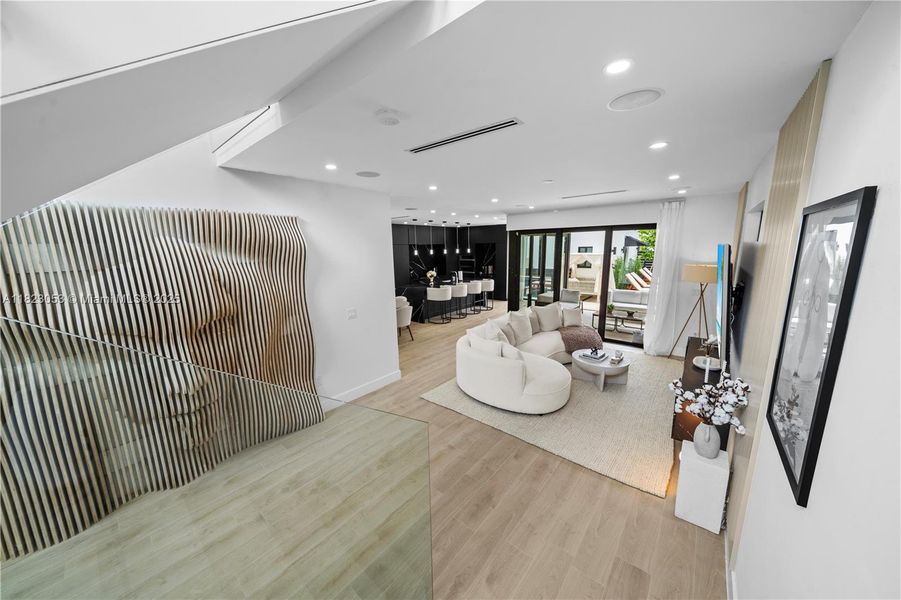 Furnished interior view inside a new home in , Miami (Image 17).