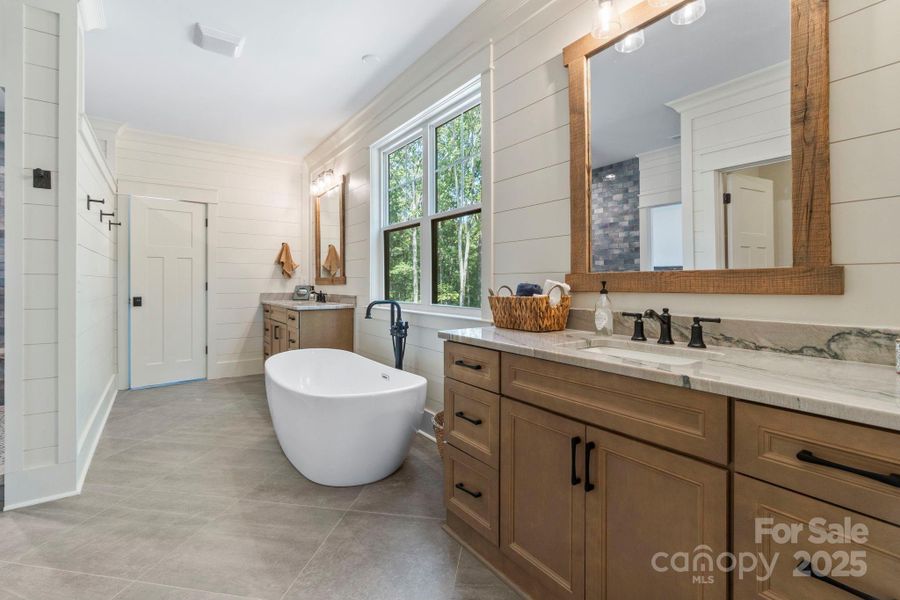 Furnished interior view inside a new home in , Clover (Image 17).