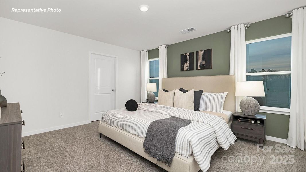 Furnished interior view inside a new home in Cardinal Creek, Charlotte (Image 27).