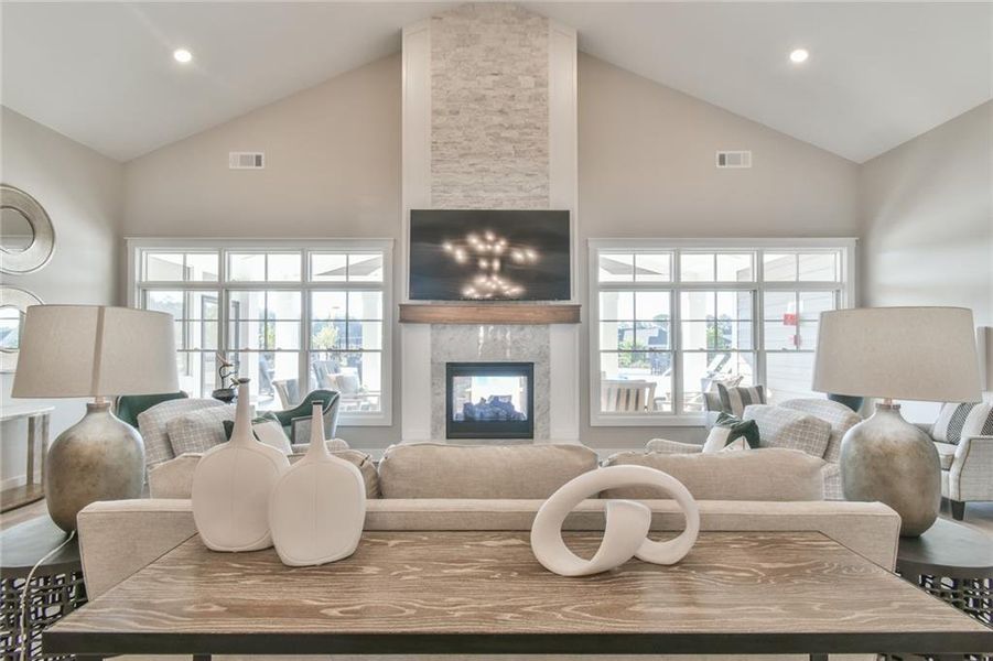Furnished interior view inside a new home in , Dacula (Image 36).