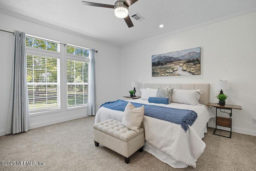Furnished interior view inside a new home in , Macclenny (Image 7).