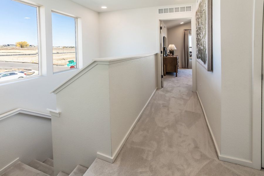 Representative unfurnished interior of a home built from the Marigold by Hartford Homes in Bloom, Fort Collins (Image 24).