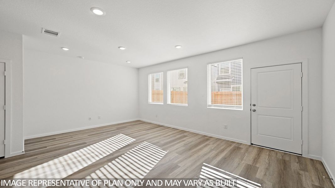 Spacious, unfurnished interior of a new home in The Villas at Legacy Park, Houston (Image 15). Spacious, unfurnished interior of a new home in The Villas at Legacy Park, Houston (Image 15).