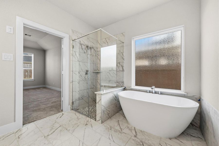 Furnished interior view inside a new home in Barton Creek Ranch, Conroe (Image 10).