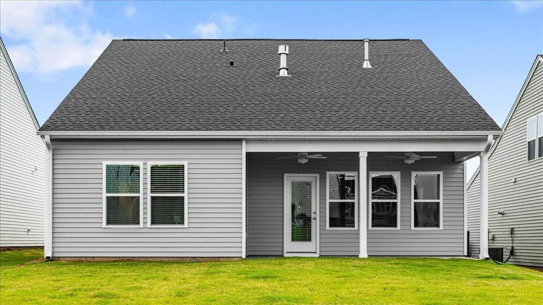 Exterior details and patio area of a home in Fieldstone, Lexington (Image 21).
