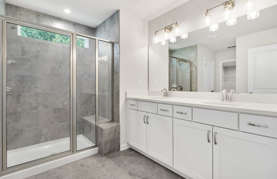 Representative furnished interior of a home built from the Liston by Pulte Homes in Fishers Wood, Columbia (Image 9).