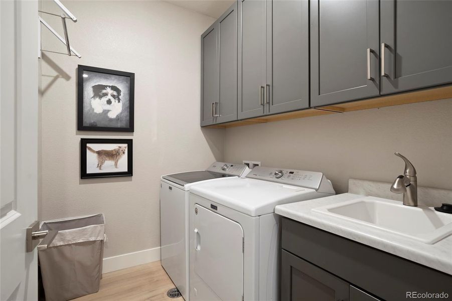 Main floor laundry room