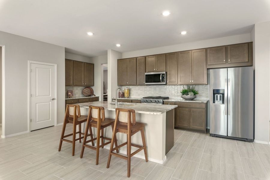 Image 4 representing the Plan 2013 by KB Home in Mandarina Horizon, Marana, AZ.