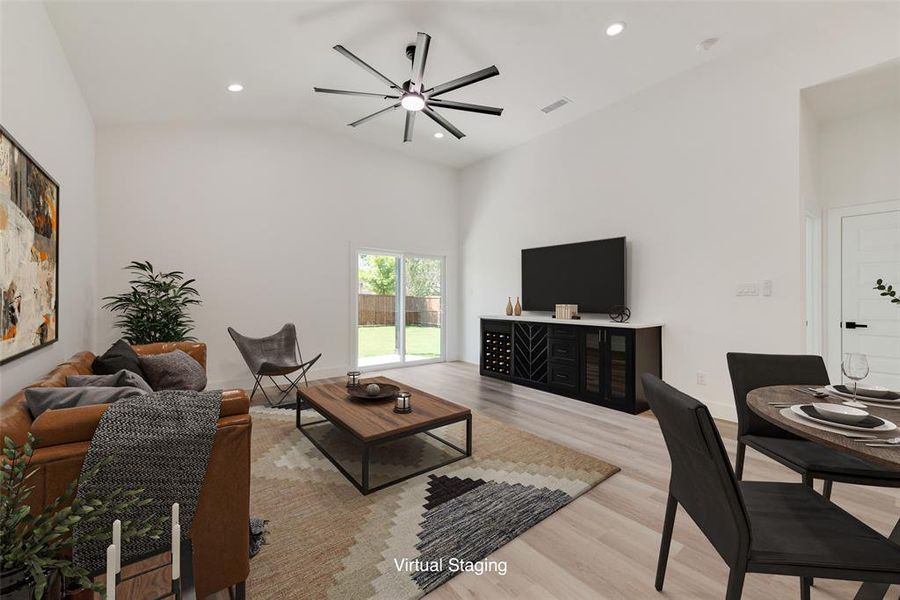 Furnished interior view inside a new home in , Greenville (Image 15). Furnished interior view inside a new home in , Greenville (Image 15).