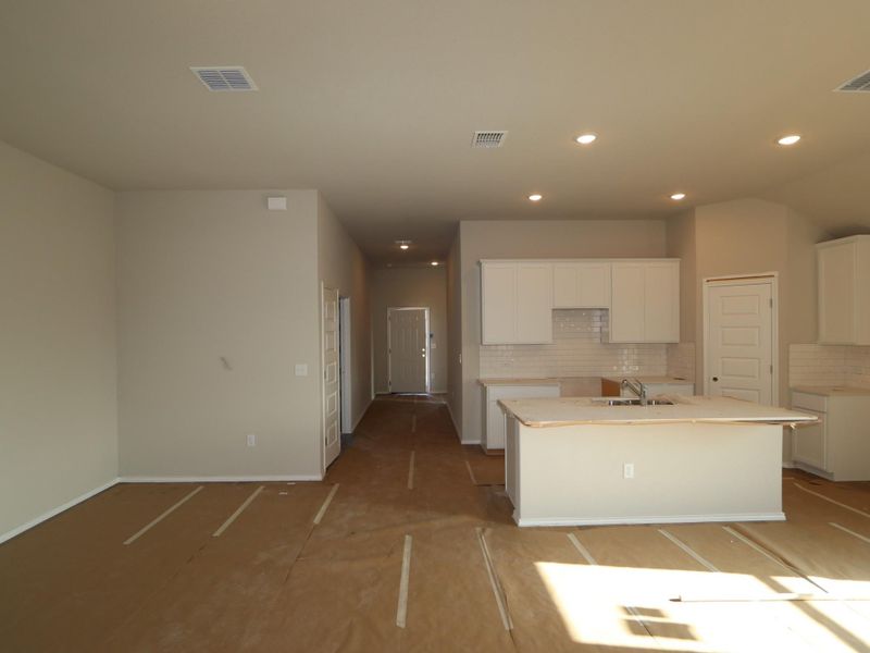 In-progress construction of a new home in Cascades at Onion Creek, Austin, TX (Image 12).