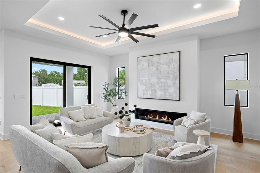 Furnished interior view inside a new home in , Tampa (Image 11).