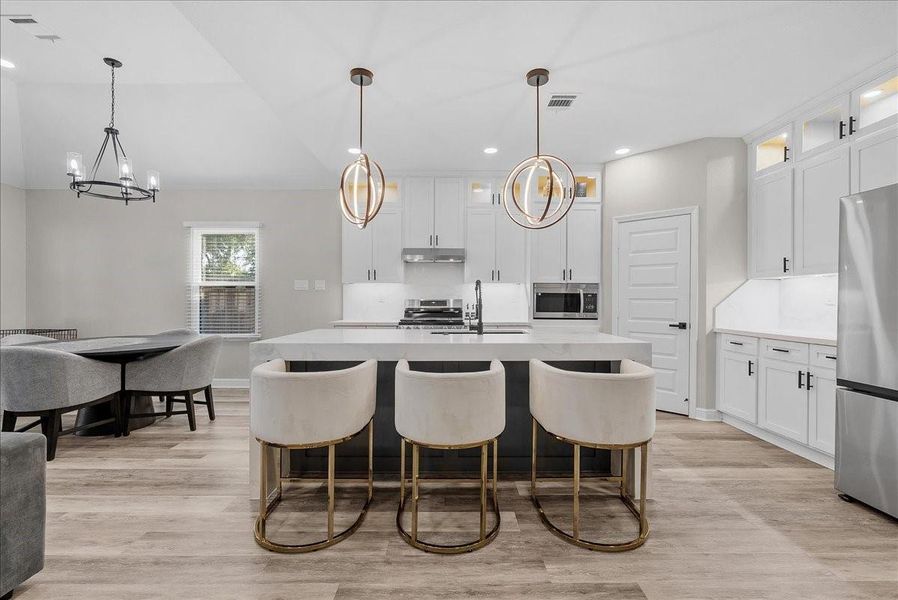 Furnished interior view inside a new home in , Houston (Image 5).