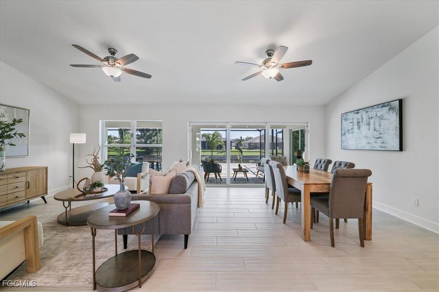 Furnished interior view inside a new home in Cape Coral, Cape Coral (Image 13).