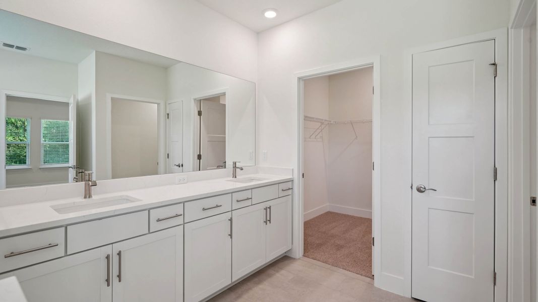 Representative furnished interior of a home built from the Camden by D.R. Horton in Buchanan Trails, Newberry (Image 17).