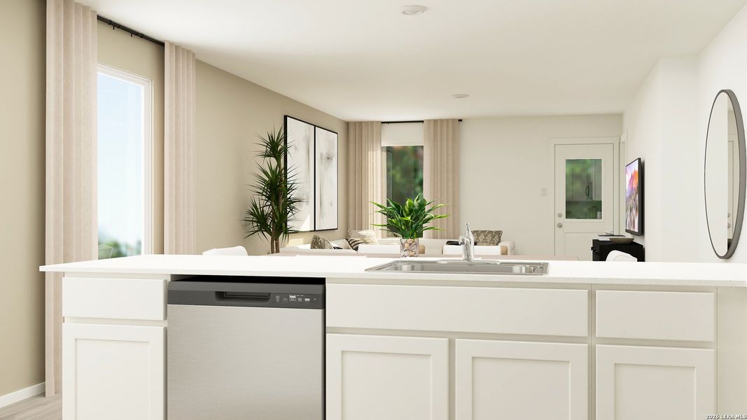 Furnished interior view inside a new home in Stone Garden, Elmendorf (Image 14).