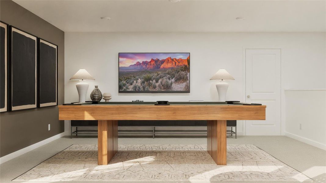Furnished interior view inside a new home in , Hutto (Image 16).