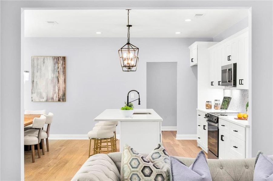 Furnished interior view inside a new home in , Gainesville (Image 7).
