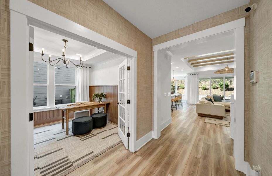 Furnished interior view inside a new home in Oakleaf Chase, Blythewood (Image 12).
