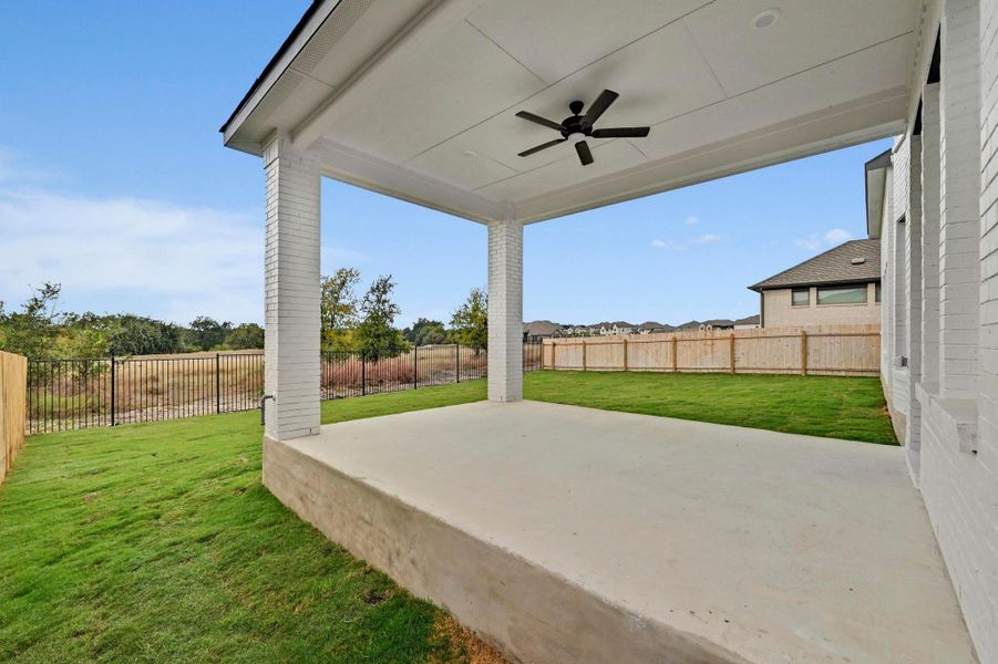 Exterior details and patio area of a home in , Liberty Hill (Image 27).