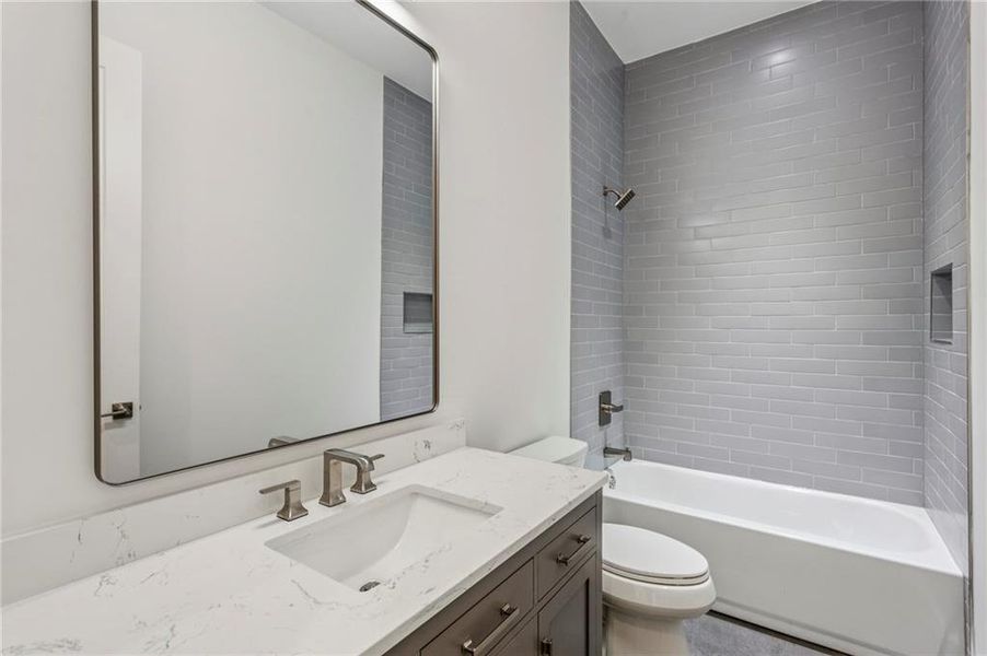 Furnished interior view inside a new home in , Marietta (Image 11).